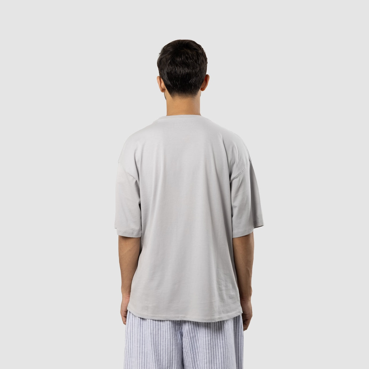 Silver AeroCotton Drop-Shoulder Tee – view 4