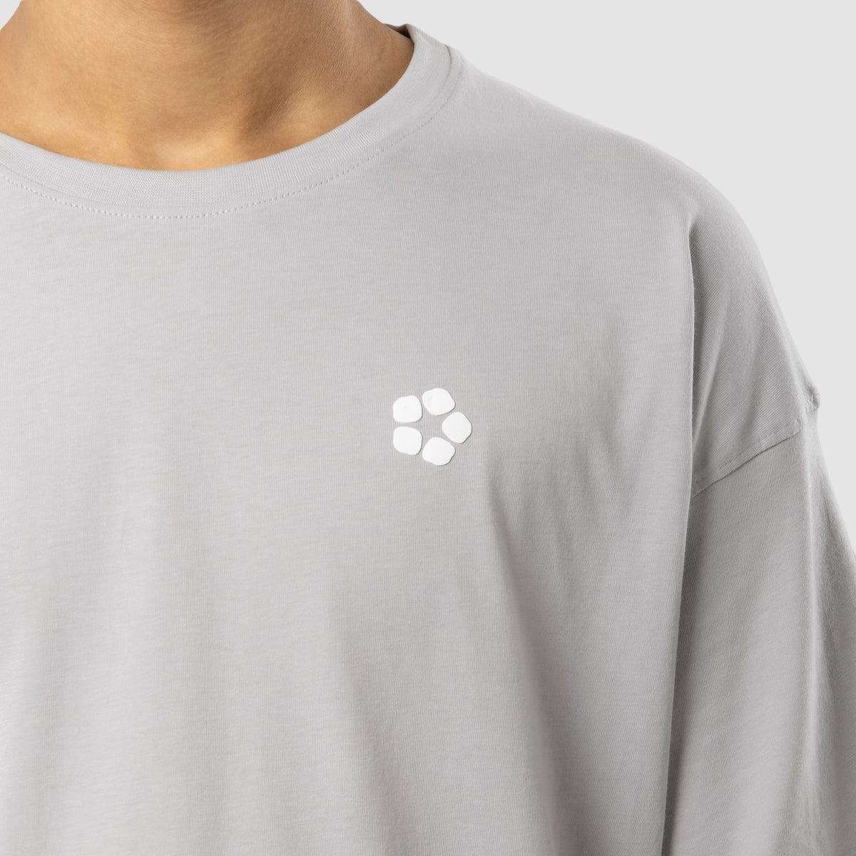 Silver AeroCotton Drop-Shoulder Tee – view 2