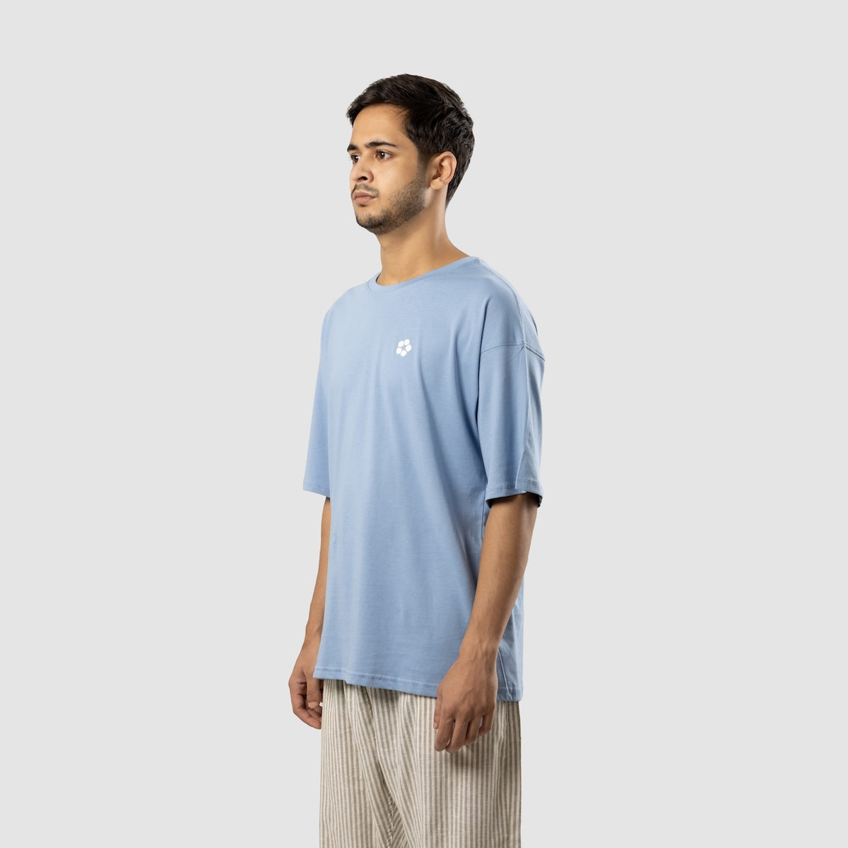 Aqua AeroCotton Drop-Shoulder Tee – view 3