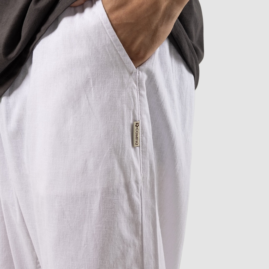 White Linen Trouser – view 2