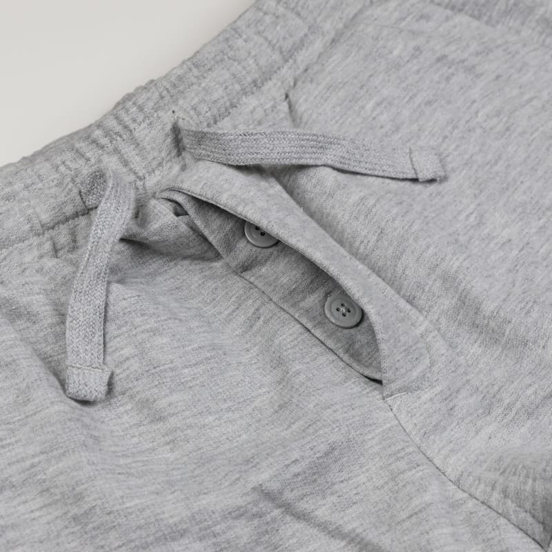Comfy Terry Joggers in Grey Melange – view 2
