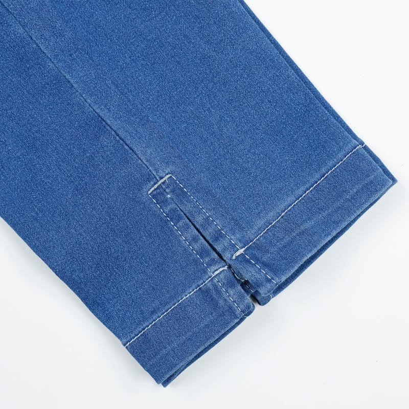 Women's Comfy Denim Trouser in Classic Blue – view 3
