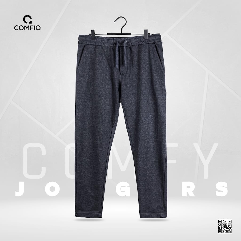 Comfy Terry Joggers in Anthra by COMFIQ