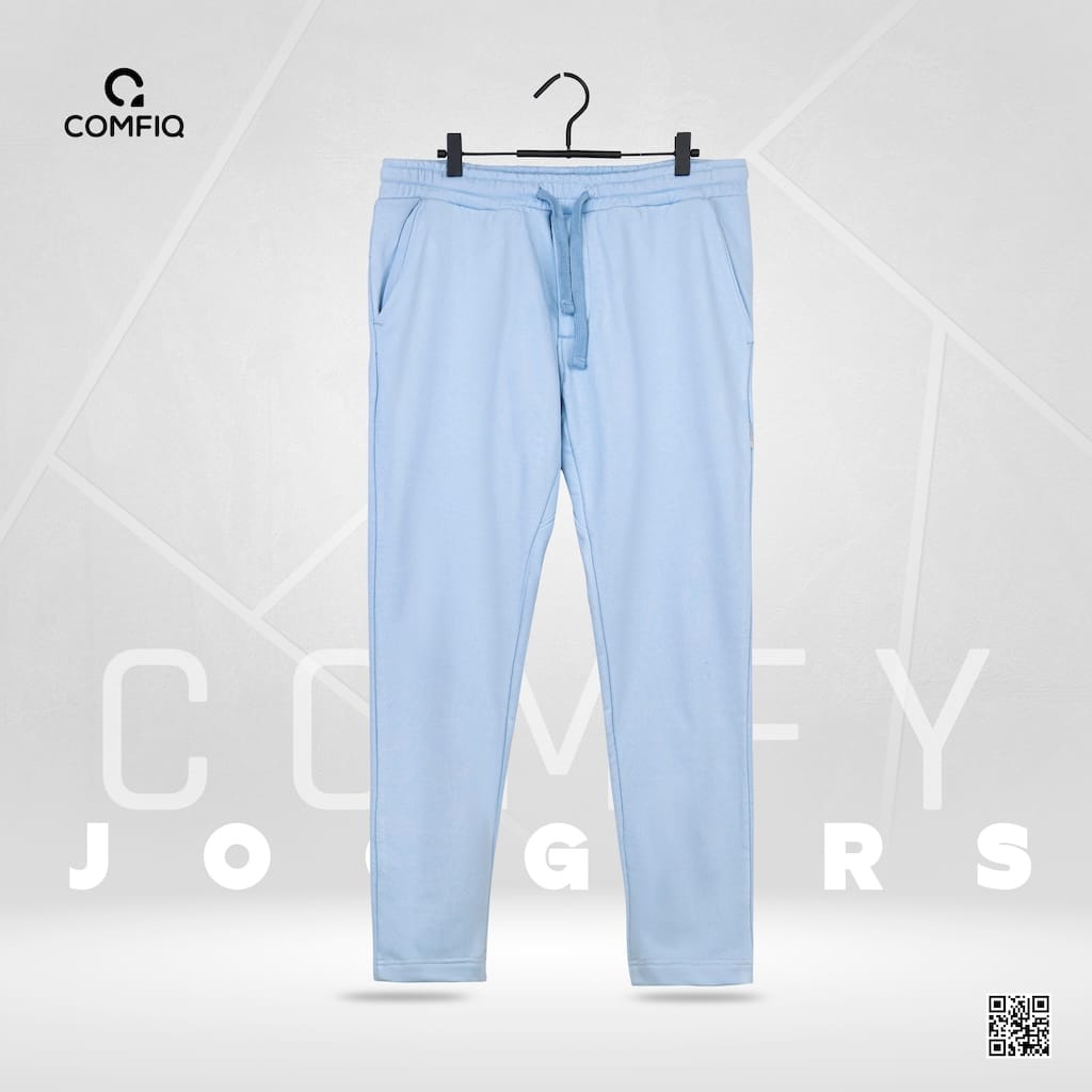 Comfy Terry Joggers in Oceanic by COMFIQ