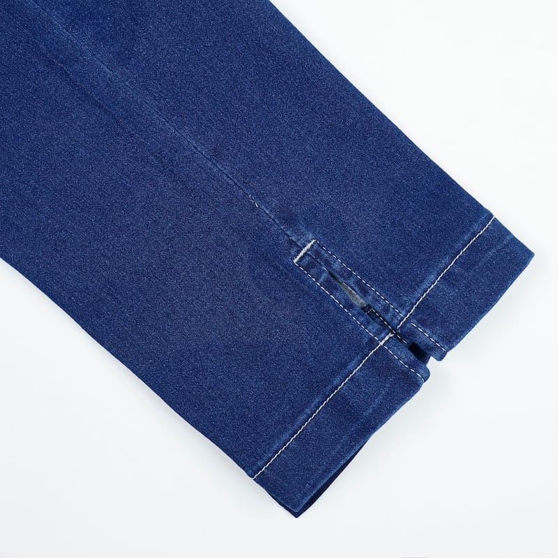 Women's Comfy Denim Trouser in Indigo – view 3