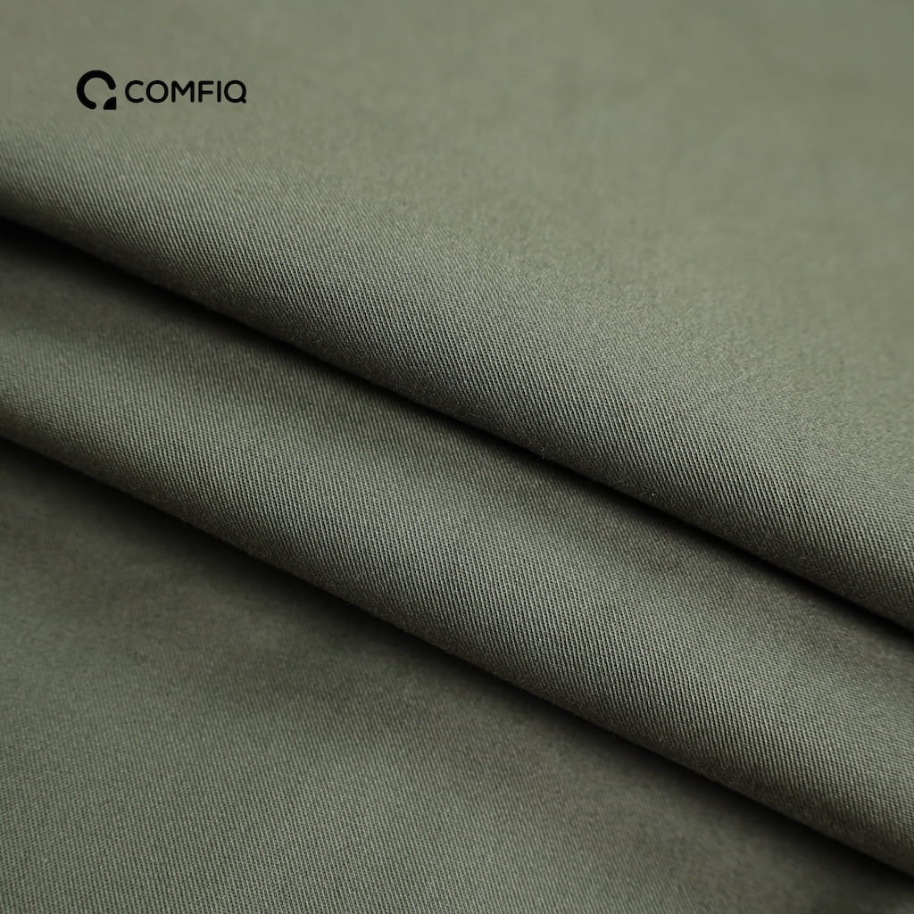 Comfy Cotton Trouser in Olive – view 2