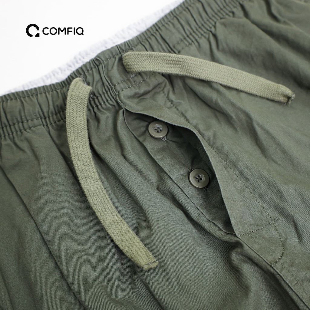 Comfy Cotton Trouser in Olive – view 3