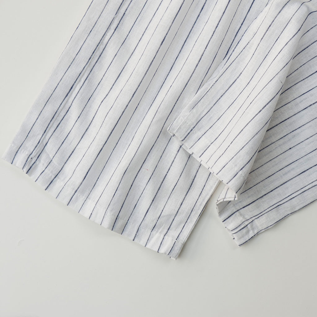 Ocean Waves Textured Linen Trouser – view 4
