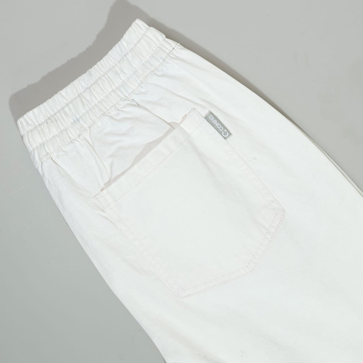 Women's Cotton Twill Trouser in White – view 2