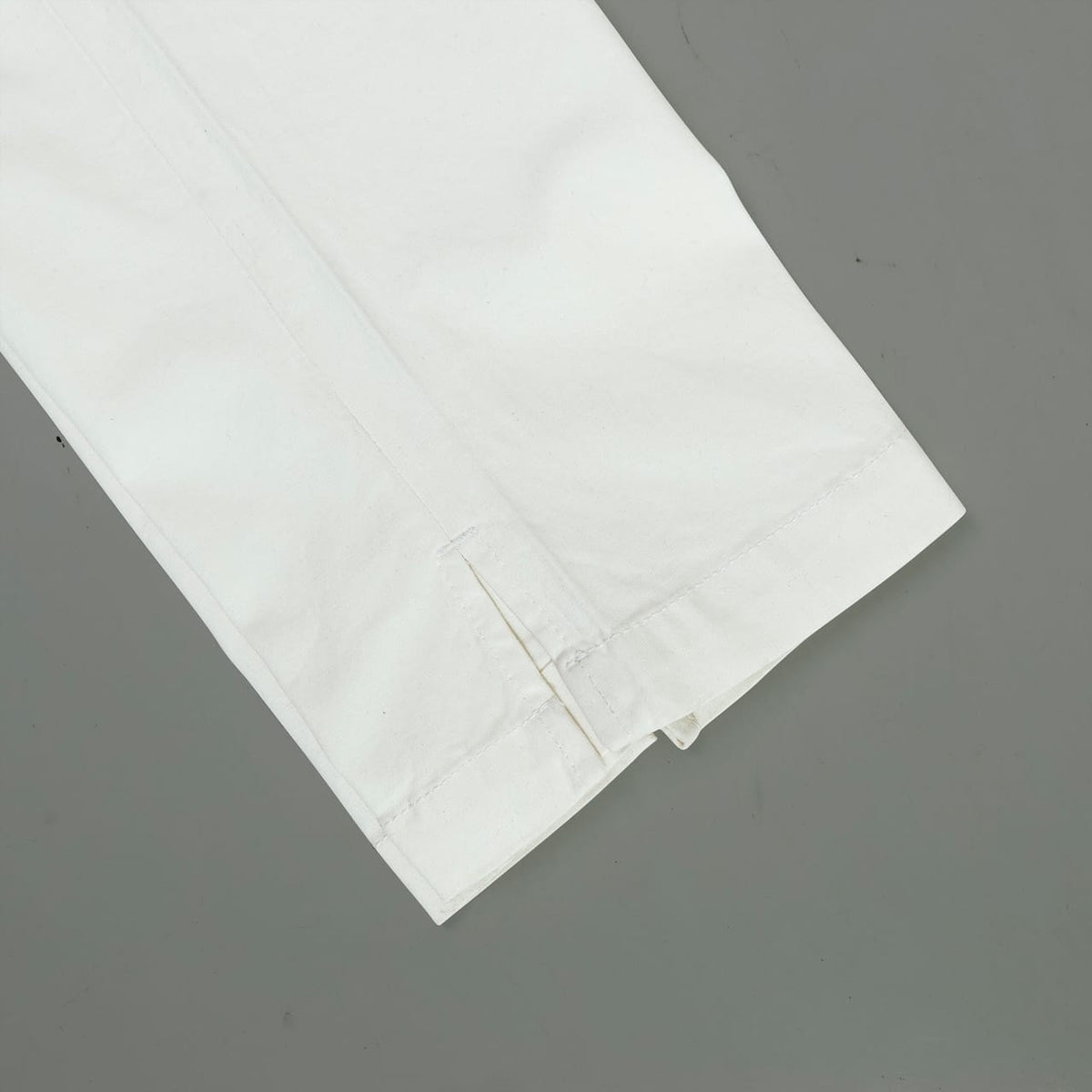Women's Cotton Twill Trouser in White – view 3