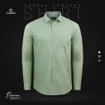 Premium Casual Shirt - Lime Green