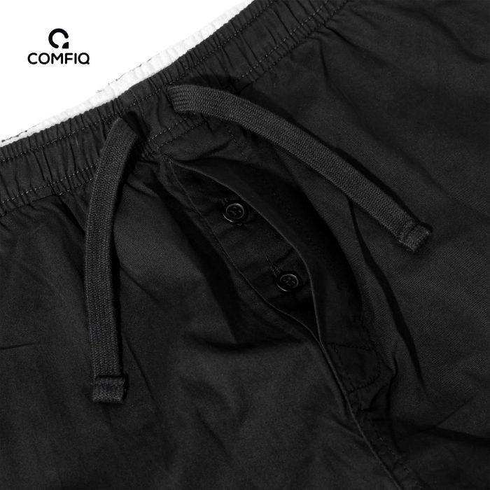 Comfy Cotton Trouser - Black - Image 3