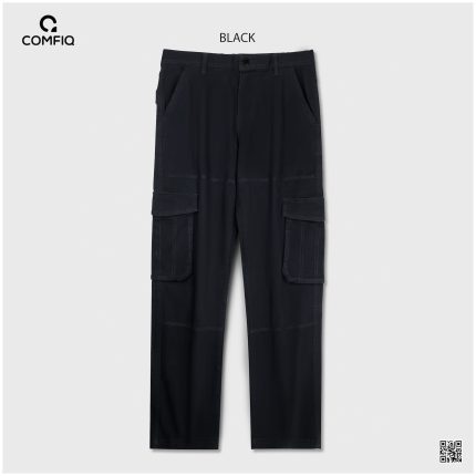 Premium 6 Pocket Cargo Pant - Black