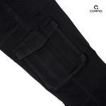 Premium 6 Pocket Cargo Pant - Black - Image 2