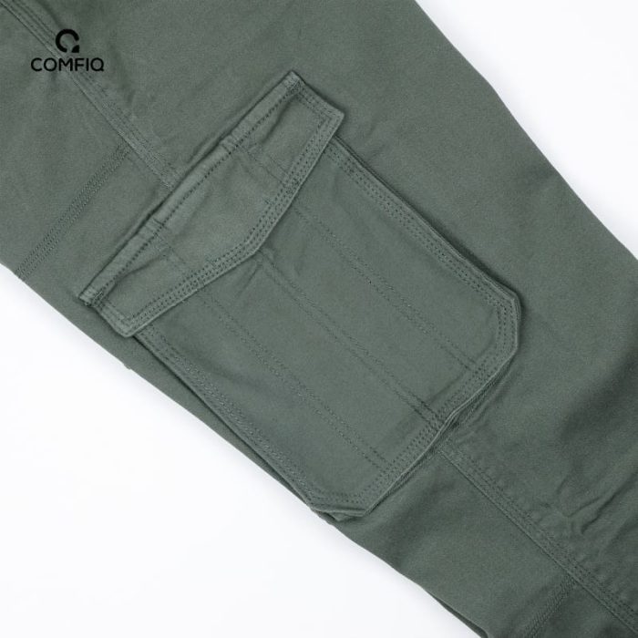 Premium 6 Pocket Cargo Pant - Olive - Image 2