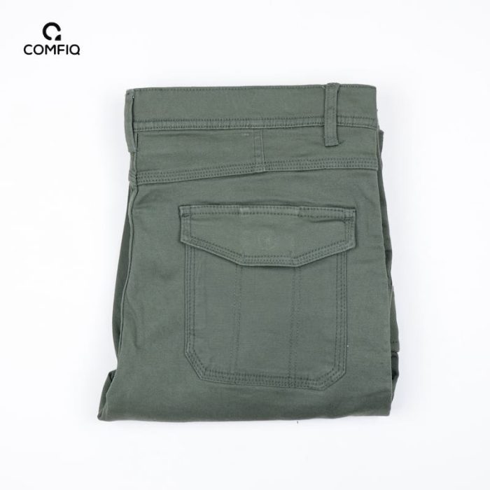 Premium 6 Pocket Cargo Pant - Olive - Image 5