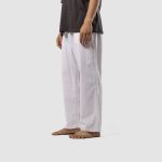 White - Linen Trouser - Image 2