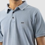 Ice Blue - Double Lacoste Polo - Image 2