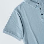 Ice Blue - Double Lacoste Polo - Image 2