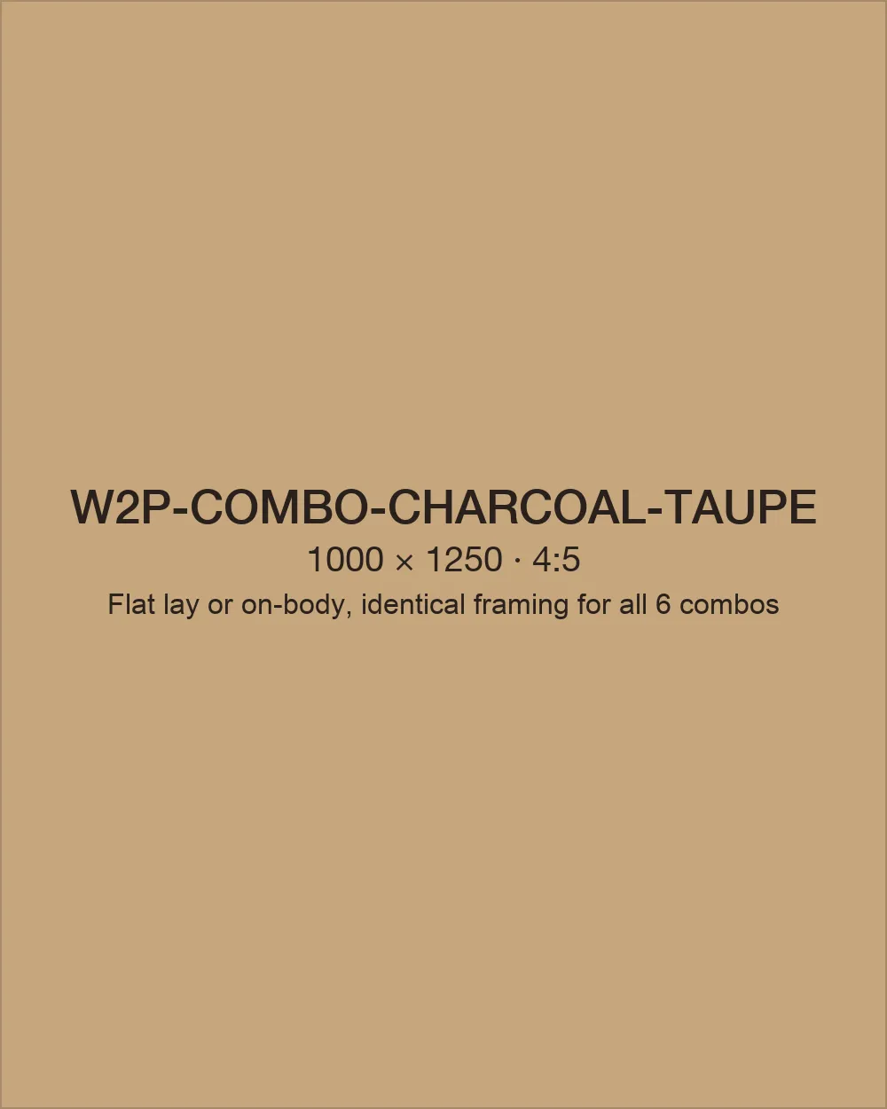 Charcoal polo with Taupe chino