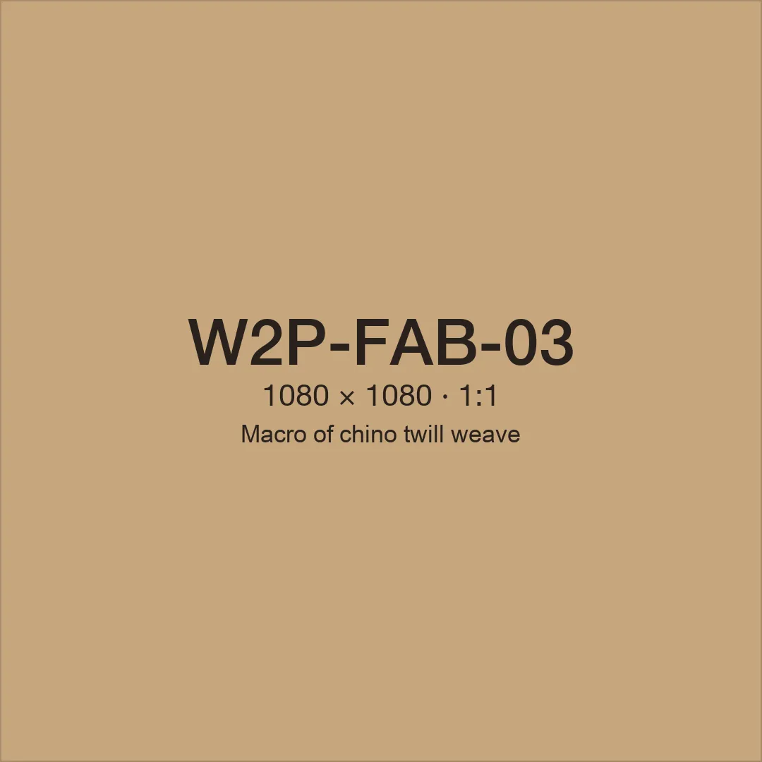 Cotton twill chino fabric