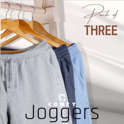 Pack of 3 terry jogger
